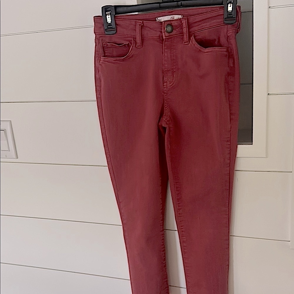 SO Brand High Rise Jegging 1/25w  Pink Jeans/Jeggings